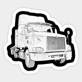 Classic International 9200i Eagle truck Sticker